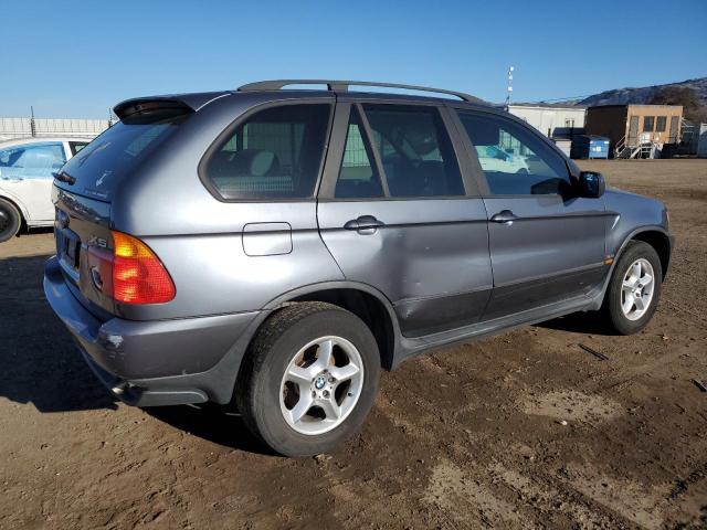 BMW X5 3.0I 2002 gray 4dr spor gas 5UXFA53542LP55762 photo #4