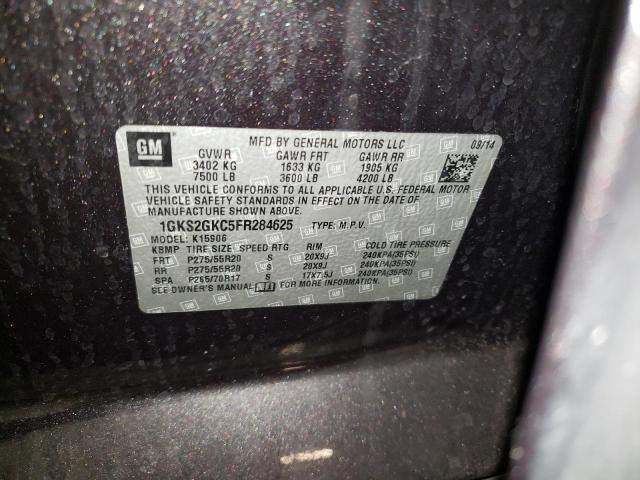 2015 GMC YUKON XL K - 1GKS2GKC5FR284625
