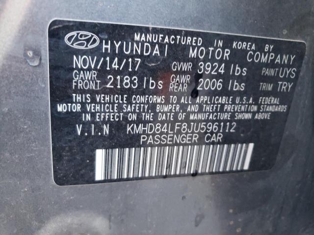 2018 HYUNDAI ELANTRA SE - KMHD84LF8JU596112