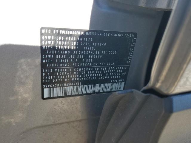 2022 VOLKSWAGEN TAOS S - 3VVCX7B26NM046132