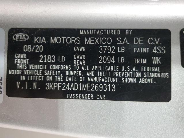 2021 KIA FORTE FE - 3KPF24AD1ME269313