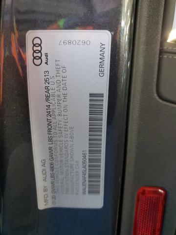 2020 AUDI A4 PREMIUM WAUENAF45LA050461