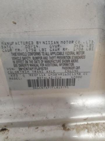 2015 NISSAN VERSA S - 3N1CN7AP7FL815751