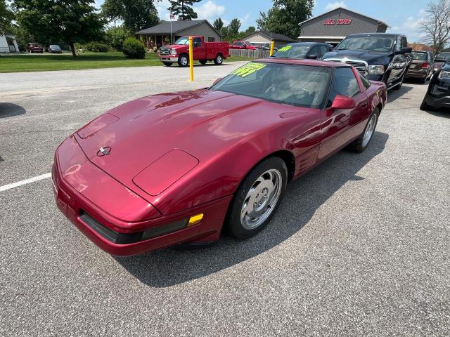 CHEVROLET CORVETTE 1993 burgundy coupe gas 1G1YY23PXP5104890 photo #3