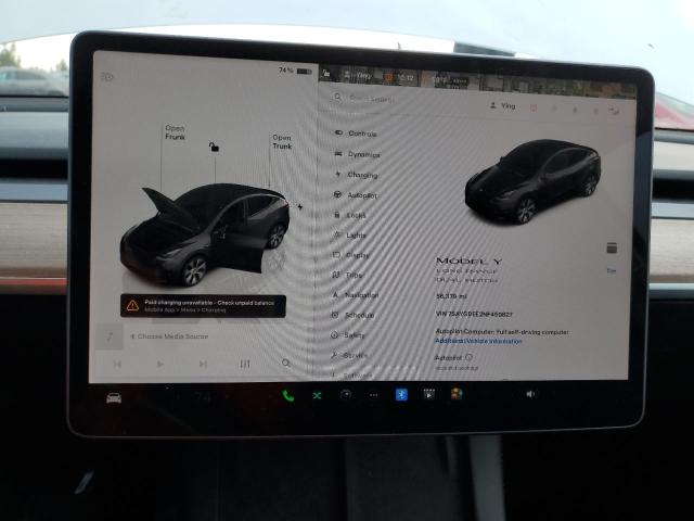 2022 TESLA MODEL Y - 7SAYGDEE2NF459827