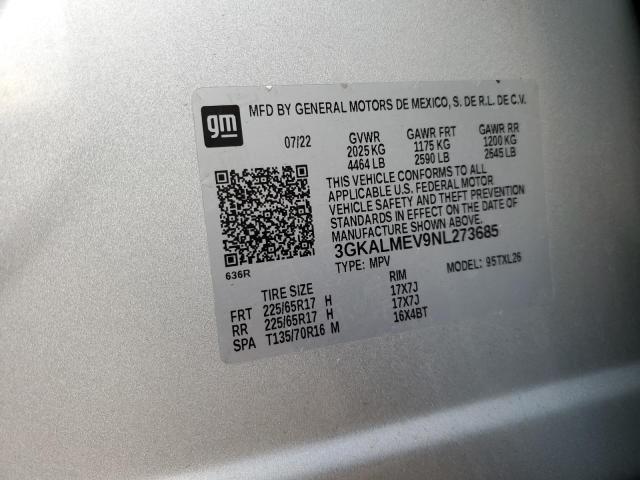 2022 GMC TERRAIN SL 3GKALMEV9NL273685