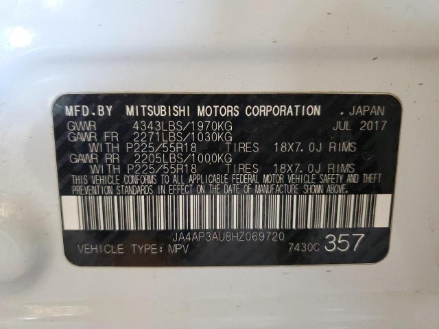 2017 MITSUBISHI OUTLANDER - JA4AP3AU8HZ069720