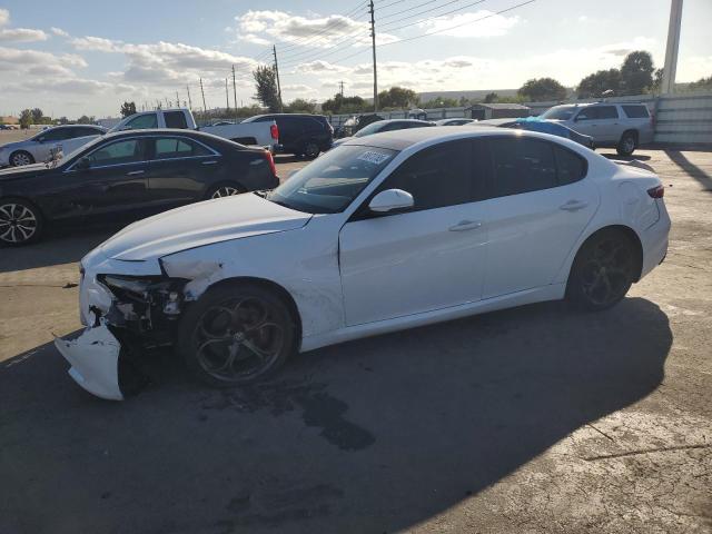 ALFA ROMEO GIULIA TI 2018 white  gas ZARFAECNXJ7580478 photo #1