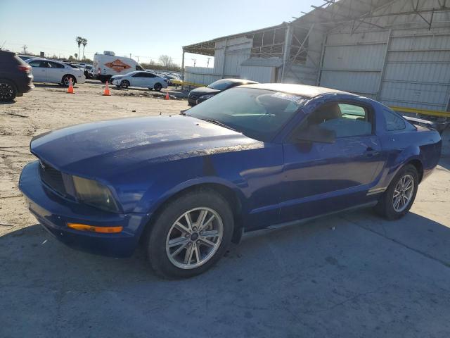 FORD MUSTANG 2005 blue coupe gas 1ZVFT80N255151957 photo #1