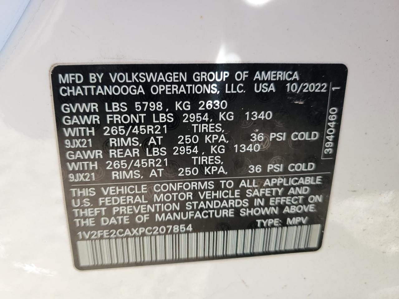 Volkswagen Atlas cros 2023