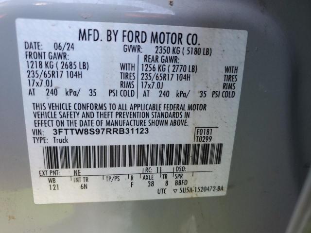 2024 FORD MAVERICK L 3FTTW8S97RRB31123