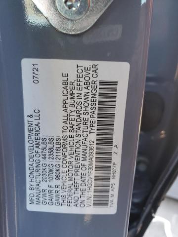 2021 HONDA ACCORD SPO - 1HGCV1F30MA093612