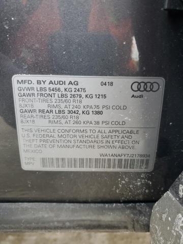 2018 AUDI Q5 PREMIUM - WA1ANAFY7J2178934