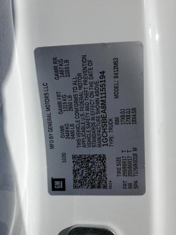 2021 CHEVROLET COLORADO - 1GCHSBEA8M1155194