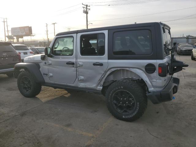 JEEP WRANGLER 4 2023 silver  hybrid engine 1C4JJXN63PW660838 photo #3