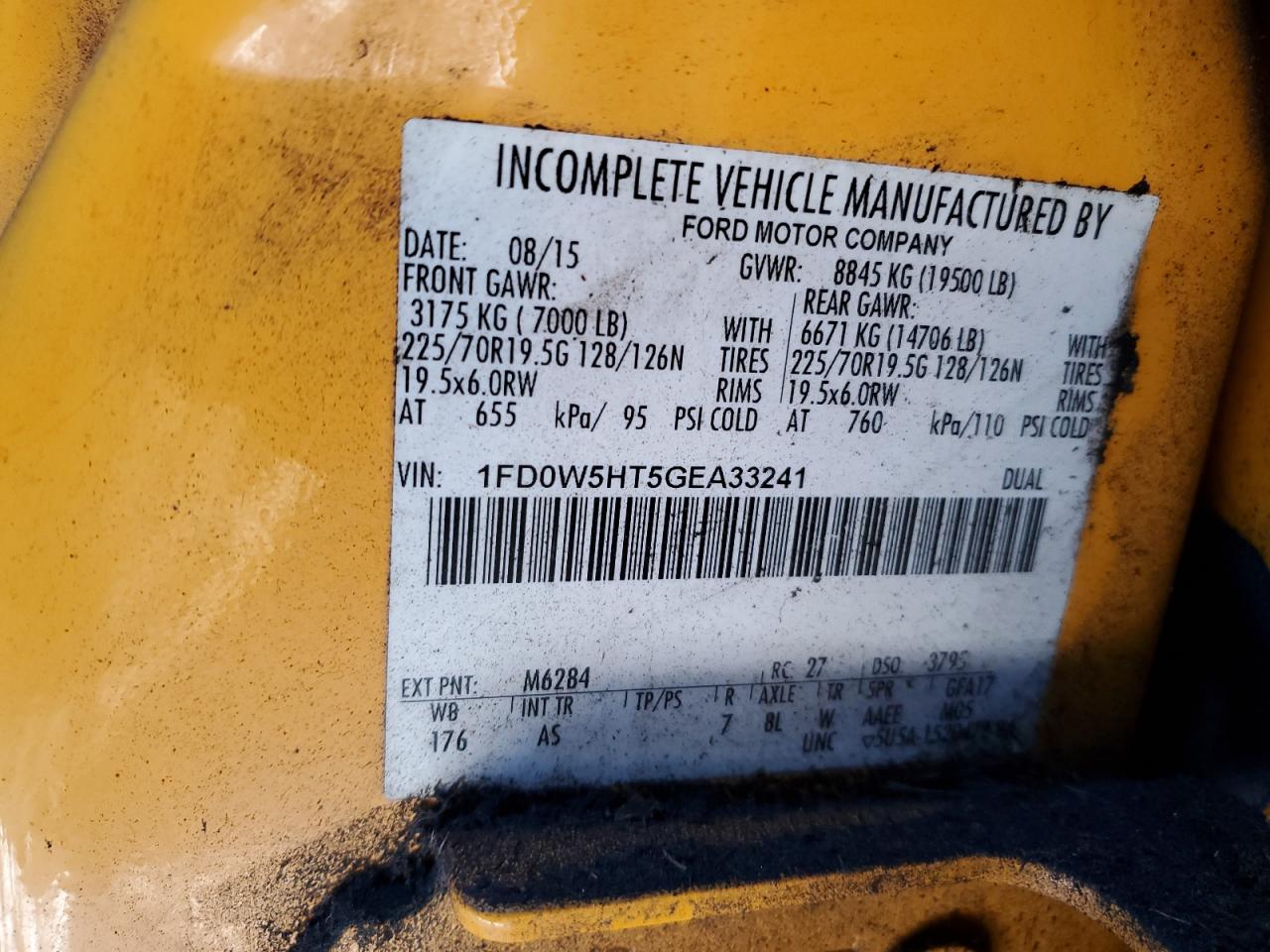 FORD F-550 SUPER DUTY