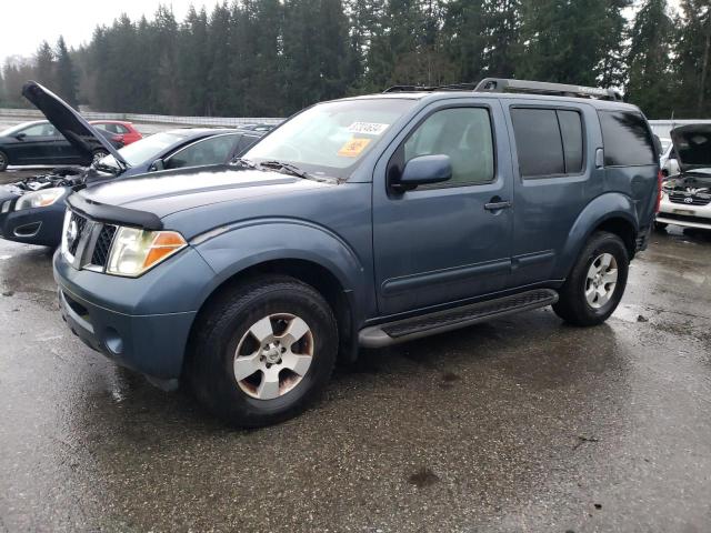 NISSAN PATHFINDER 2006 blue  gas 5N1AR18W76C632215 photo #1