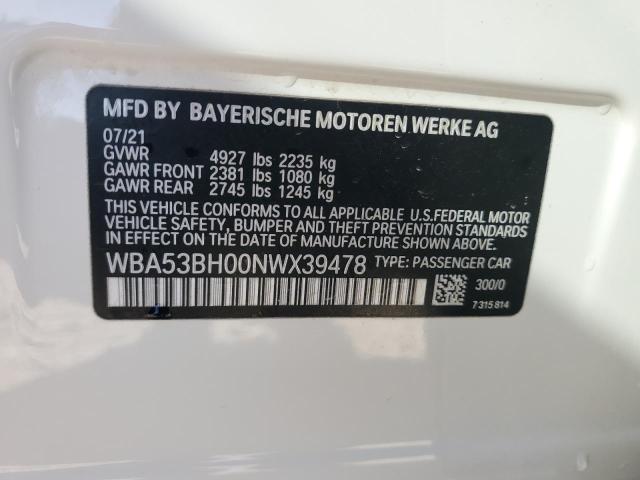 2022 BMW 530 I - WBA53BH00NWX39478
