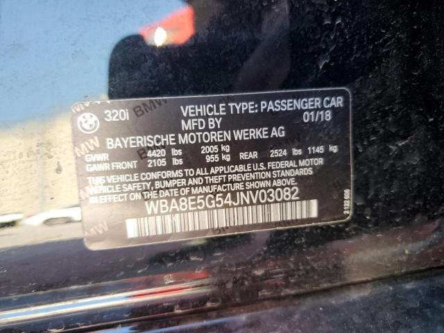 2018 BMW 320 XI - WBA8E5G54JNV03082