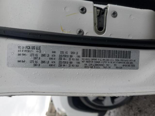 2019 JEEP CHEROKEE 1C4PJLDB0KD444421