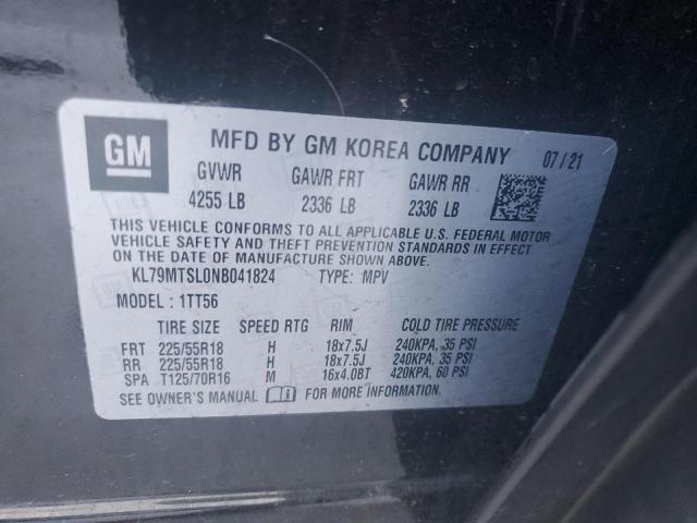 2022 CHEVROLET TRAILBLAZE - KL79MTSL0NB041824