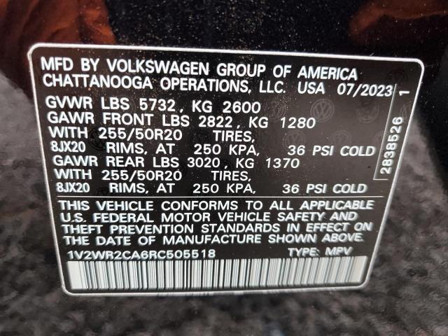 2024 VOLKSWAGEN ATLAS SE 1V2WR2CA6RC505518