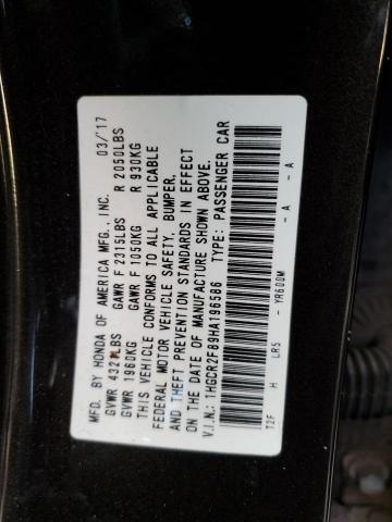 2017 HONDA ACCORD EXL - 1HGCR2F89HA196586