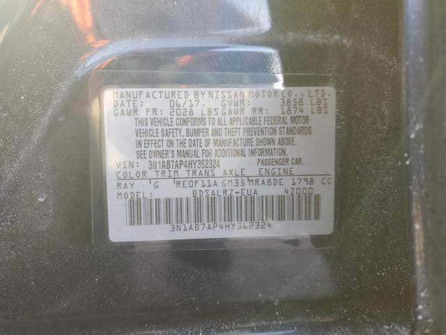 2017 NISSAN SENTRA S - 3N1AB7AP4HY362324
