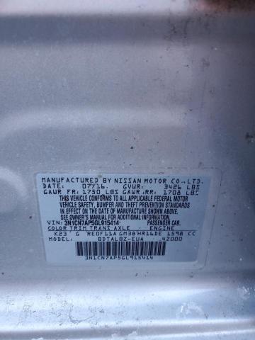 2016 NISSAN VERSA S - 3N1CN7AP5GL915414