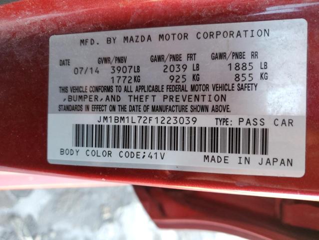 2015 MAZDA 3 TOURING - JM1BM1L72F1223039