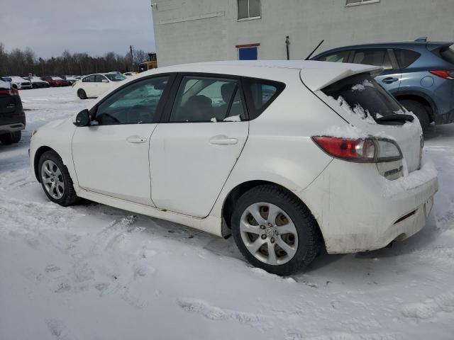 MAZDA 3 S 2011 white  gas JM1BL1L51B1370223 photo #3