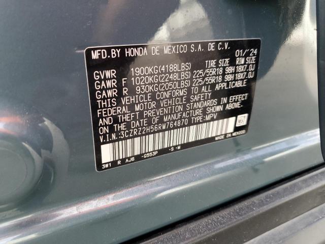 2024 HONDA HR-V SPORT 3CZRZ2H56RM764870