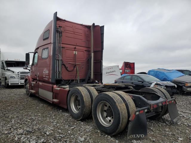 VOLVO VN VNL 2015 burgundy tractor diesel 4V4NC9TJ2FN931640 photo #4