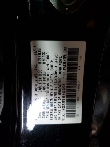 2015 HONDA ACCORD EXL - 1HGCR2F84FA005279