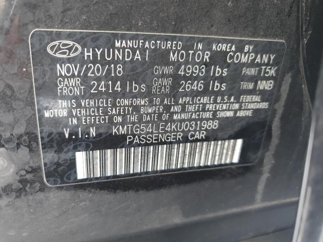 2019 GENESIS G70 ADVANC KMTG54LE4KU031988