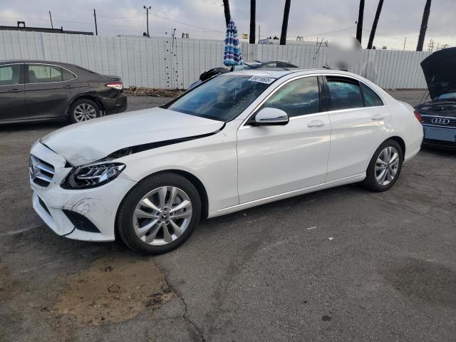 MERCEDES-BENZ C 300 2019 white  gas 55SWF8DB6KU316802 photo #1