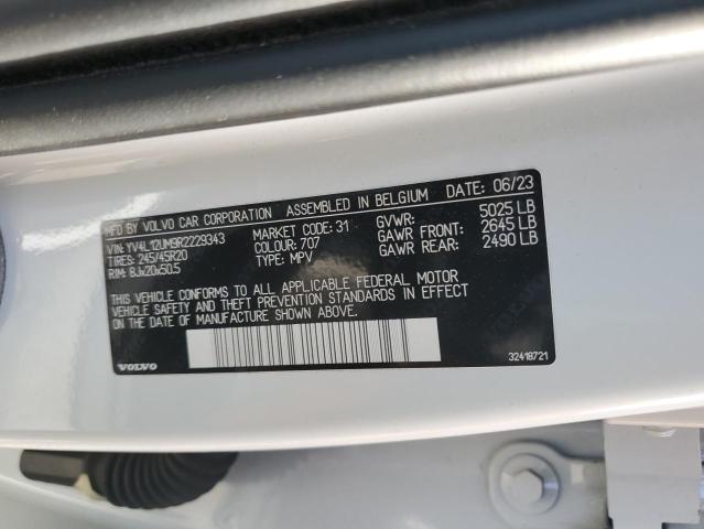 2024 VOLVO XC40 ULTIM YV4L12UM9R2229343