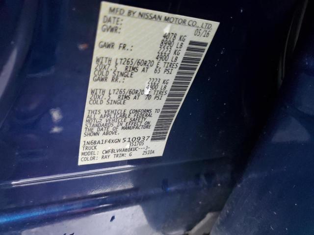 2016 NISSAN TITAN XD S - 1N6BA1F4XGN510937