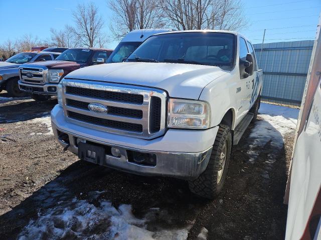 FORD F350 SRW S 2006 white  diesel 1FTWW31P06EC80343 photo #1