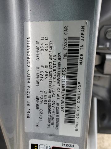 2021 MAZDA 3 - JM1BPAA78M1314033