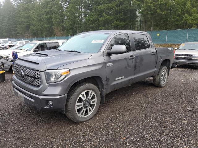 TOYOTA TUNDRA CRE 2018 gray  gas 5TFDY5F1XJX740221 photo #1