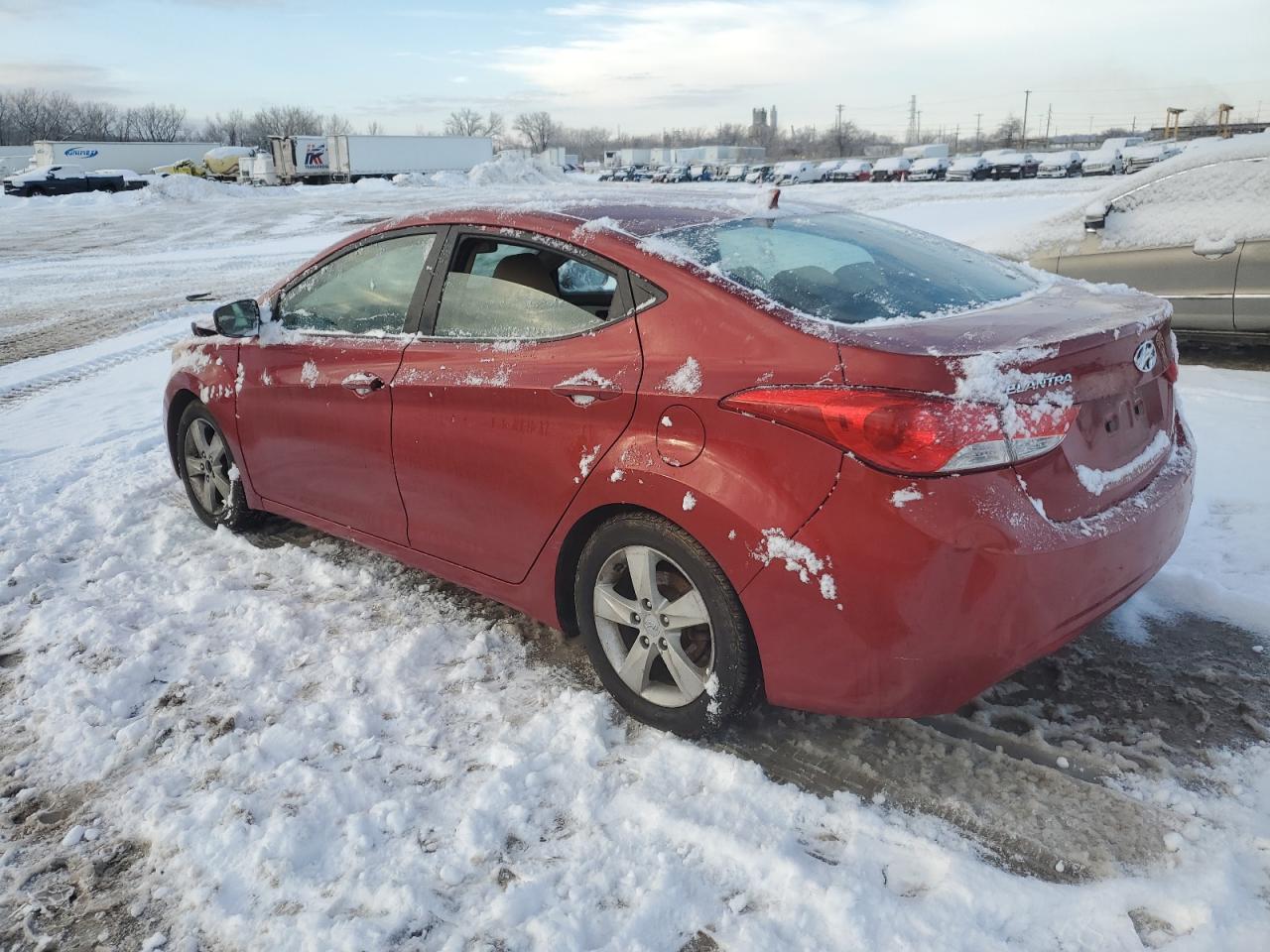 Lot #3055465111 2013 HYUNDAI ELANTRA GL