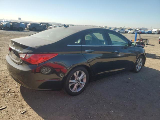 HYUNDAI SONATA SE 2011 black sedan 4d gas 5NPEC4ACXBH176038 photo #4