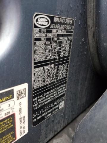 2020 LAND ROVER RANGE ROVE - SALYU2EE4LA264630