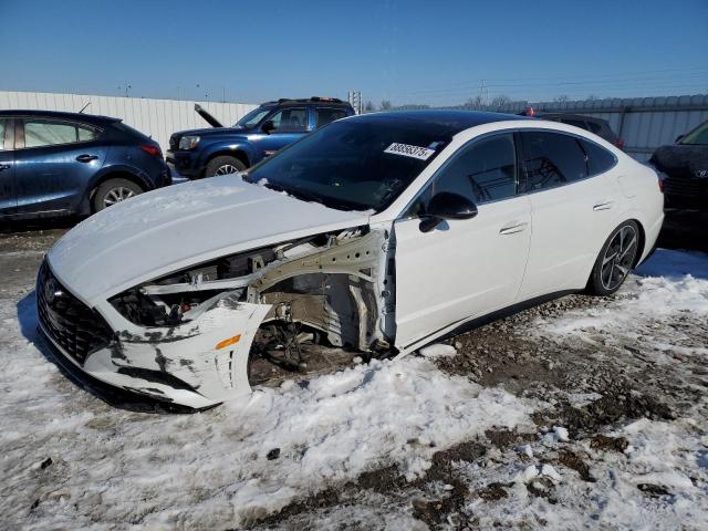 HYUNDAI SONATA SEL 2022 white  gas 5NPEJ4J22NH137722 photo #1