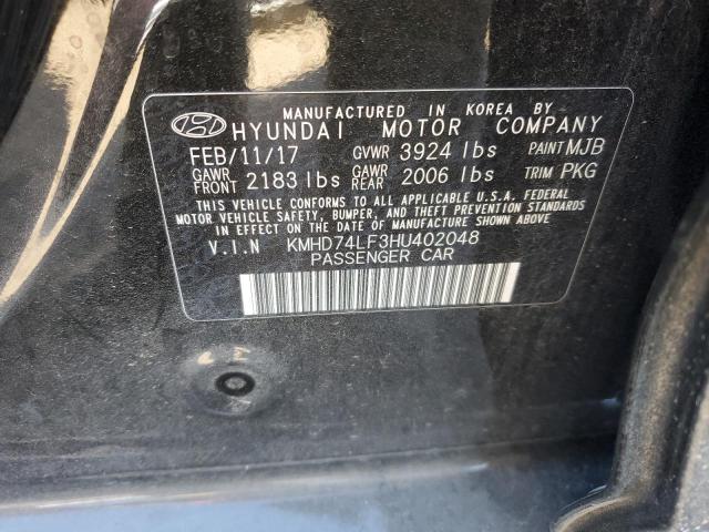 2017 HYUNDAI ELANTRA SE - KMHD74LF3HU402048