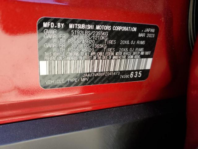 2023 MITSUBISHI OUTLANDER JA4J3VA86PZ045473