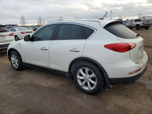 INFINITI EX35 BASE 2010 white station gas JN1AJ0HR8AM750635 photo #3