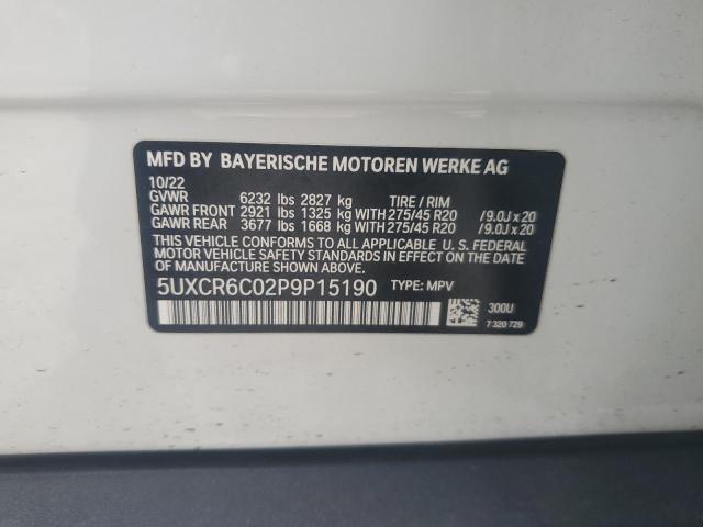 2023 BMW X5 XDRIVE4 - 5UXCR6C02P9P15190