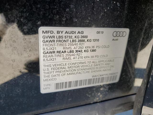 2020 AUDI SQ5 PRESTI WA1C4AFYXL2003477